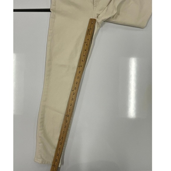 J. Crew Women’s Toothpick Jeans Pants Size 26 Cream/Ivory Color Summer 2017 - Picture 12 of 12